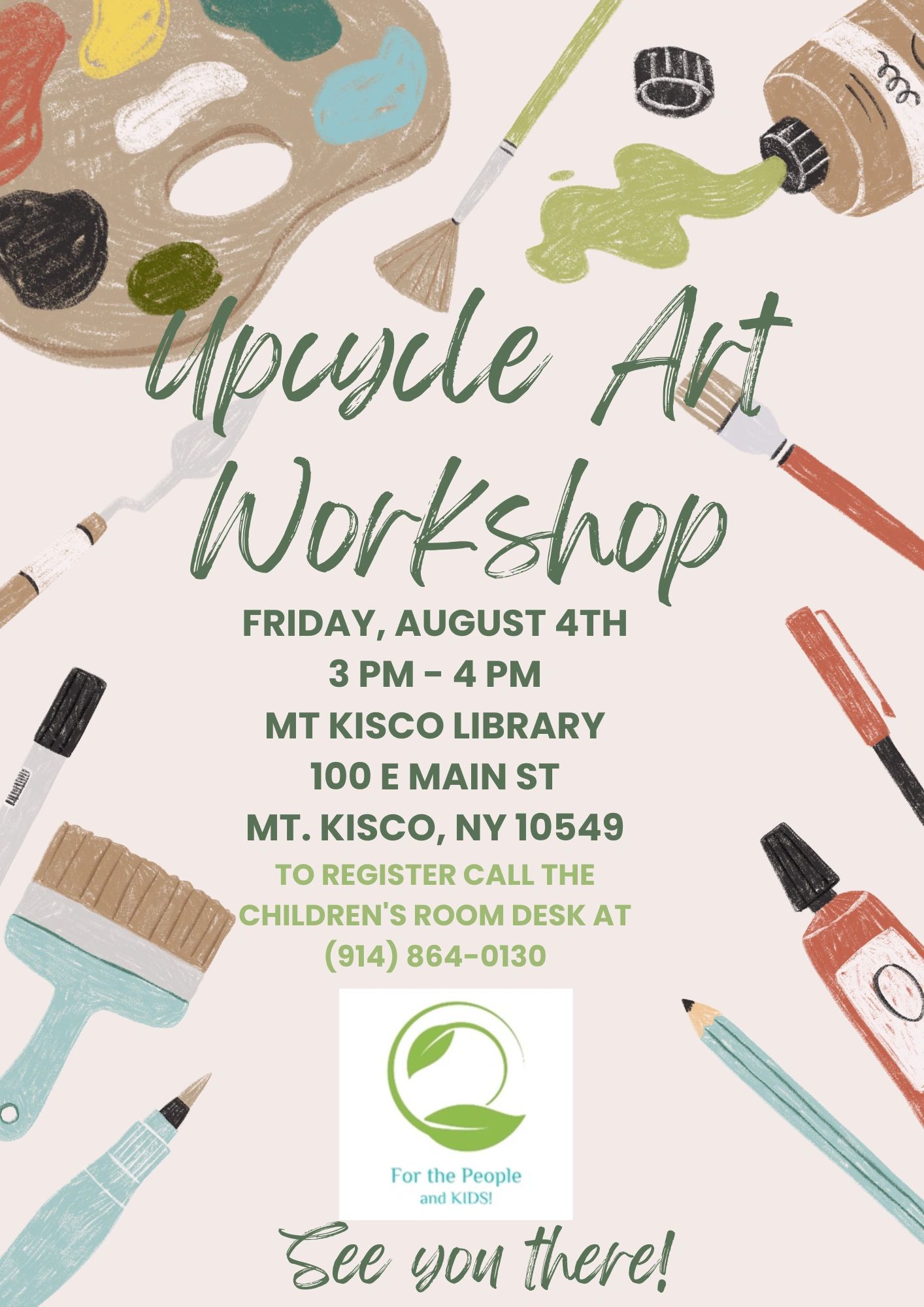 CommUNITY Program Upcycle Art at Mount Kisco Library